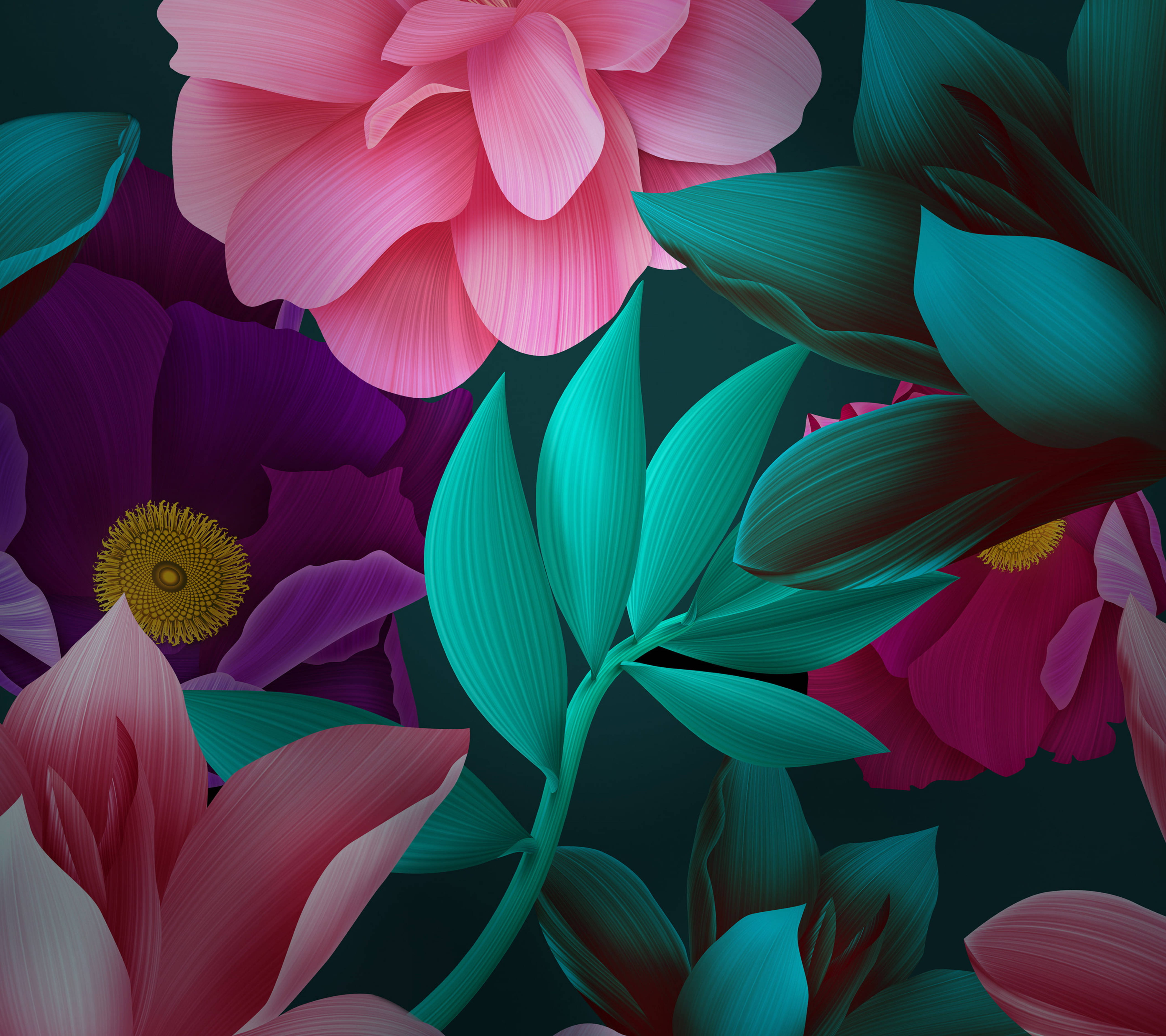 Huawei Nature Flowers Wallpapers