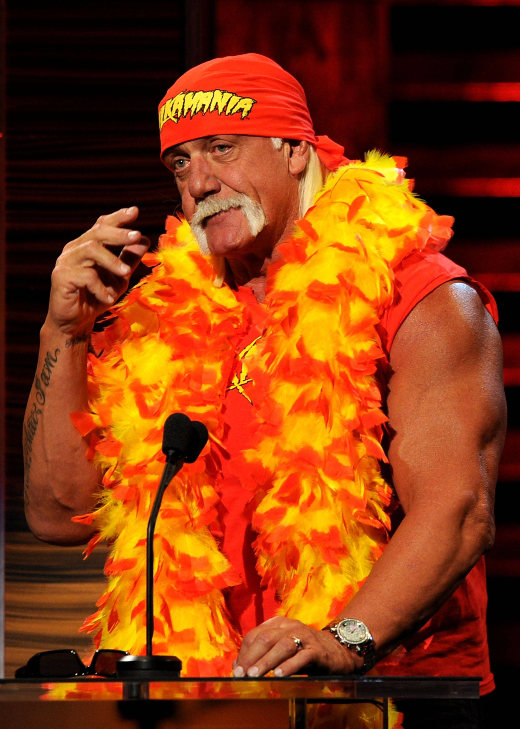 Hulk Hogan med fjerboa Wallpapers