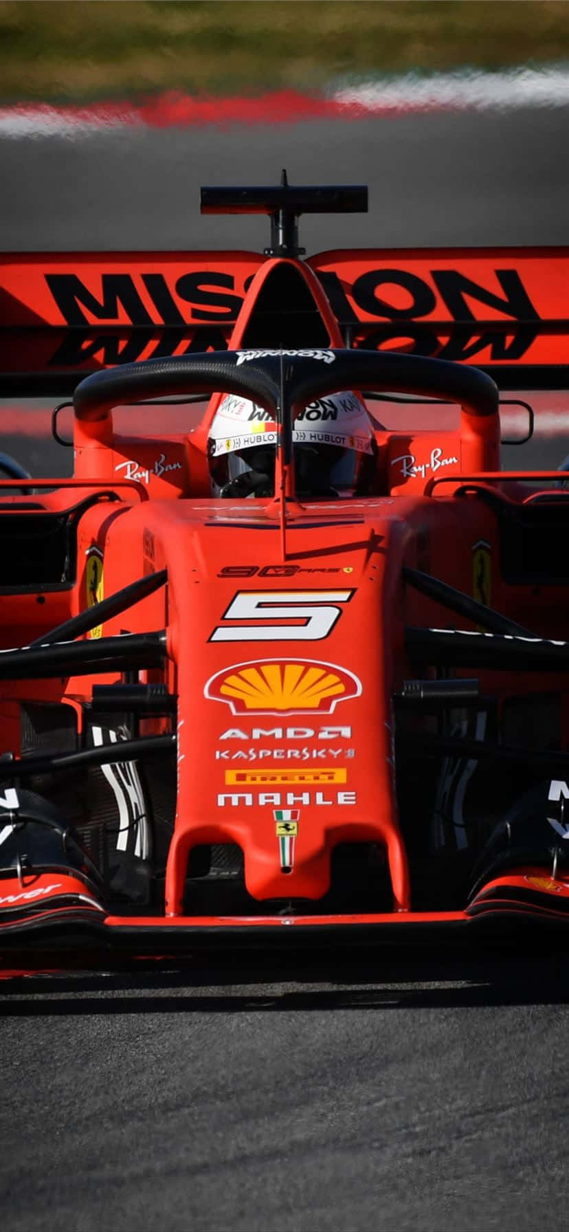 Hurtig Formel 1 Ferrari racerbil Wallpapers