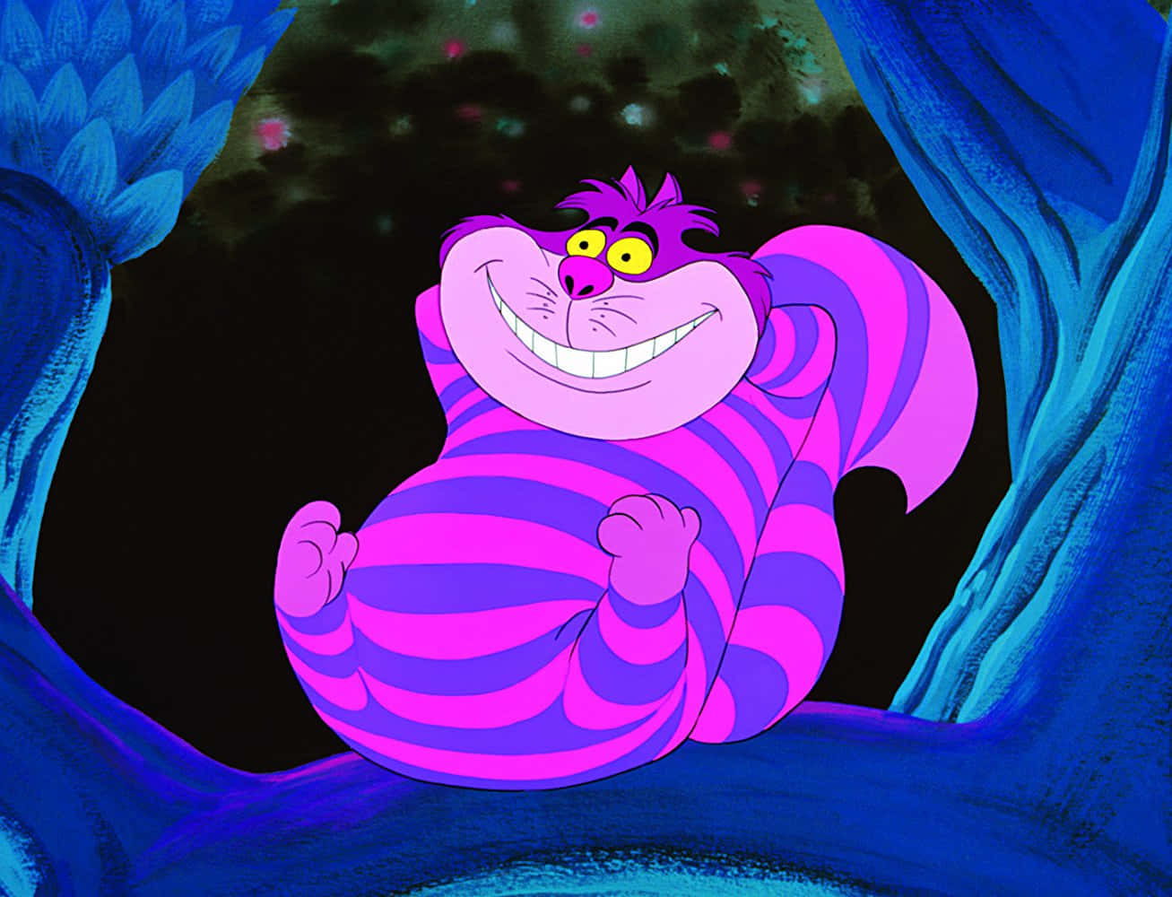 Hvem er klar til et eventyr med Cheshire-katten fra Alice i Eventyrland? Wallpapers