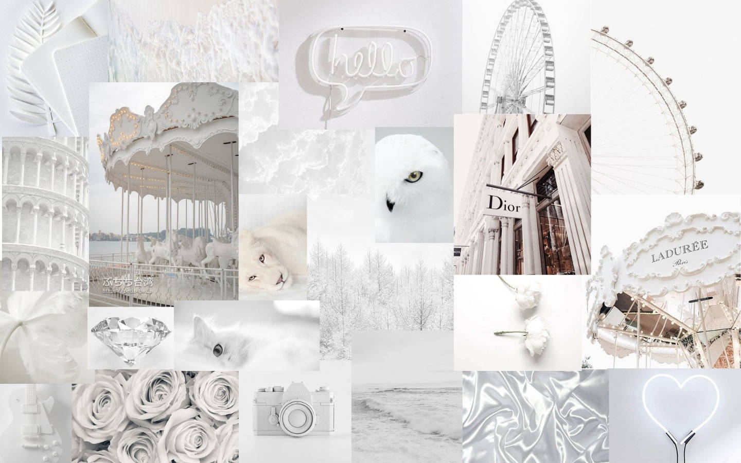Hvid æstetisk Tumblr smuk collage Wallpapers