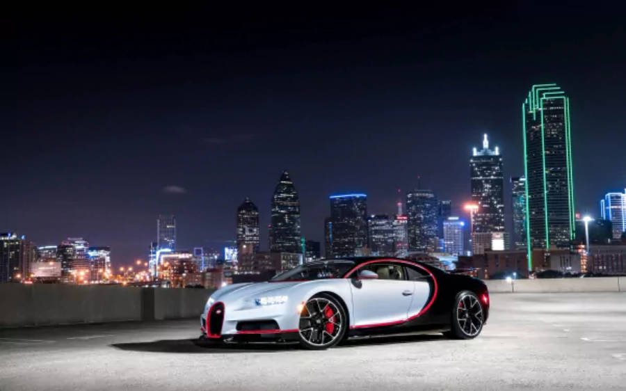 Hvid Bugatti Chiron 4K Wallpapers