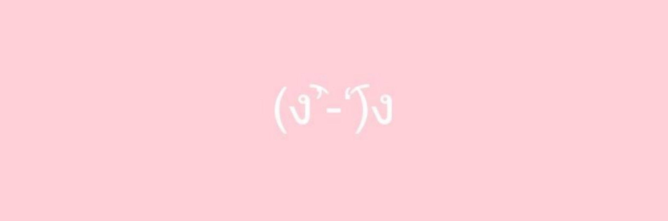Hvid Emoticon Twitter-baggrund med Rosenrødt Skær Wallpapers