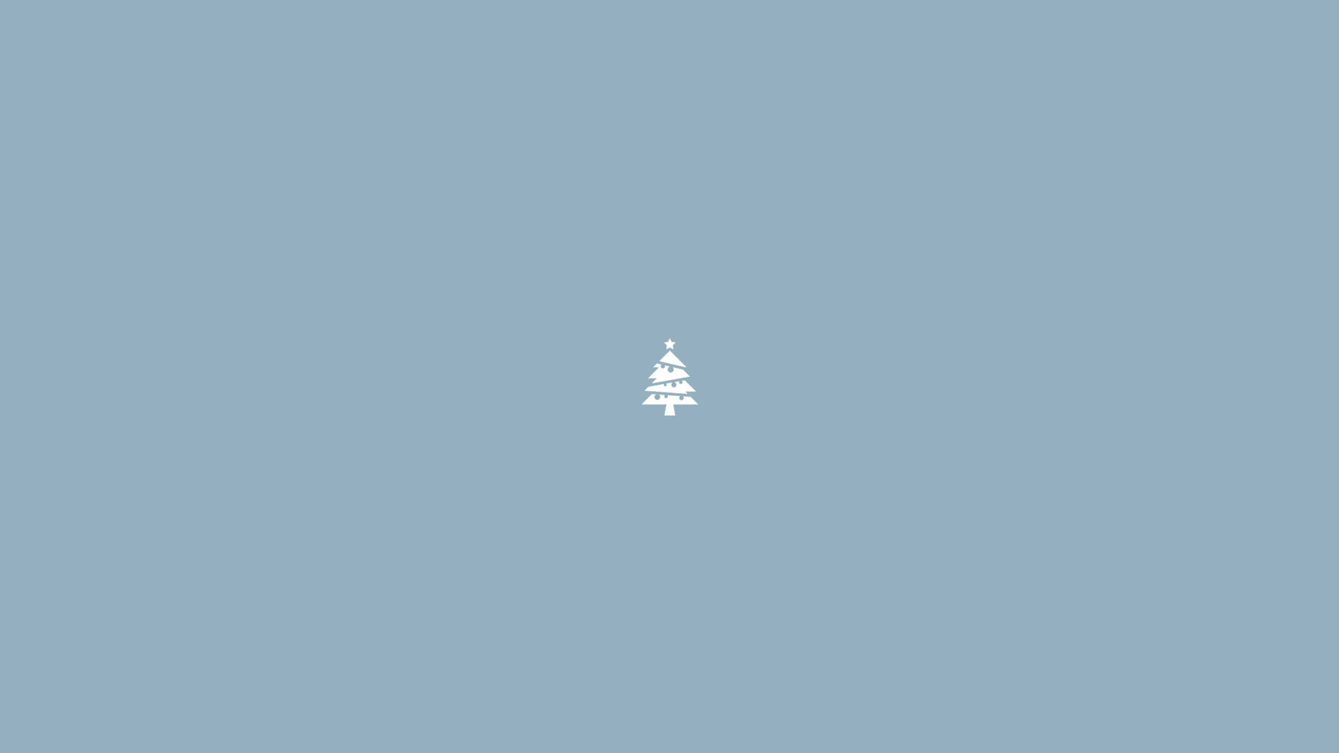 Hvid enkel juletræ Wallpapers