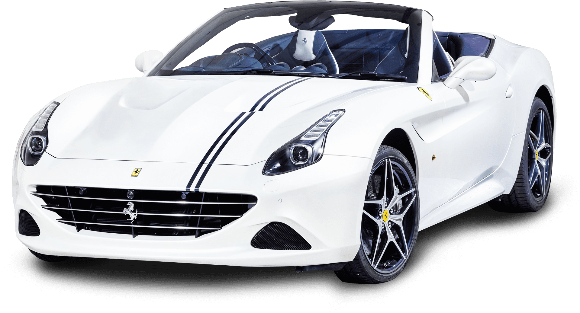Hvid Ferrari Cabriolet Sportsvogn Wallpapers