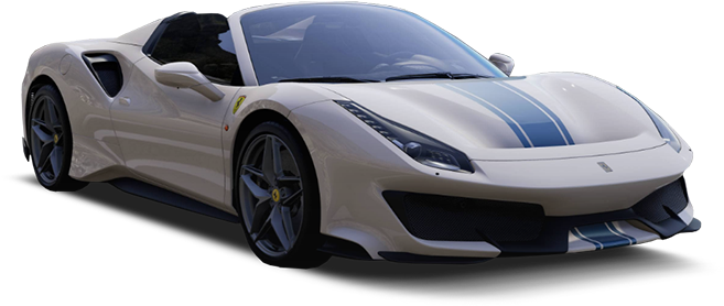 Hvid Ferrari konvertibel sportsvogn Wallpapers