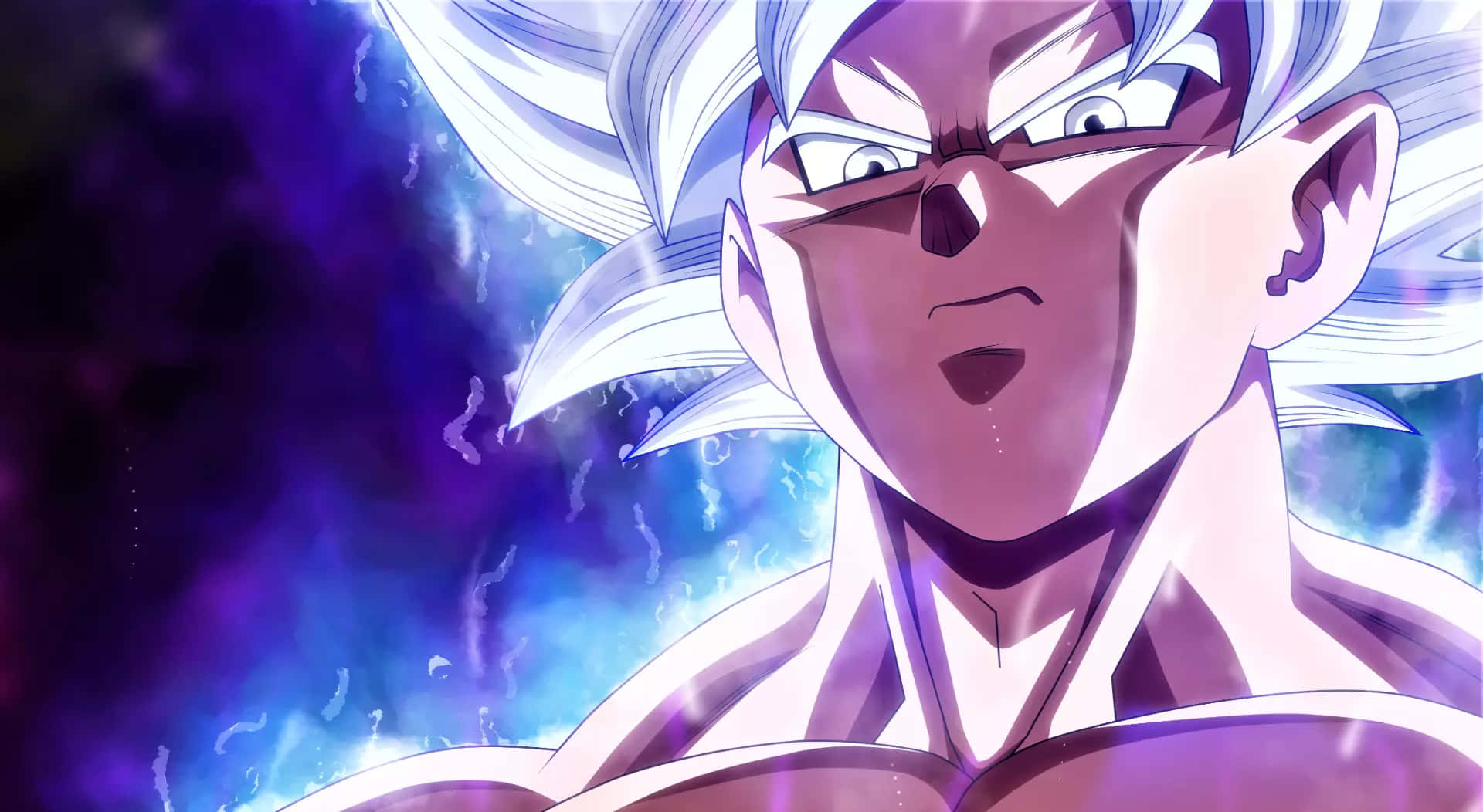 Hvid Goku Dragon Ball Super Billede Wallpapers