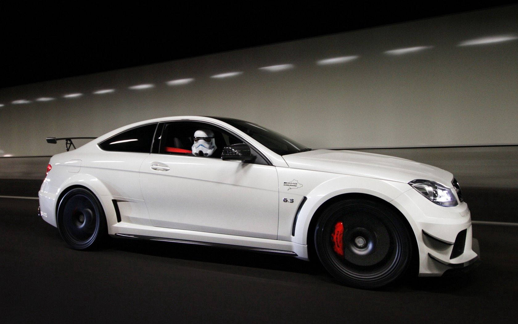 Hvid Mercedes-bil Wallpapers