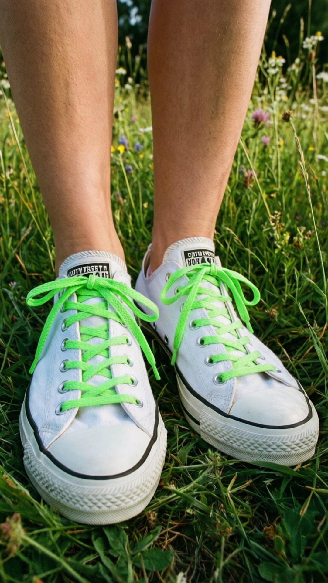 Hvide Converse-sneakers Wallpapers