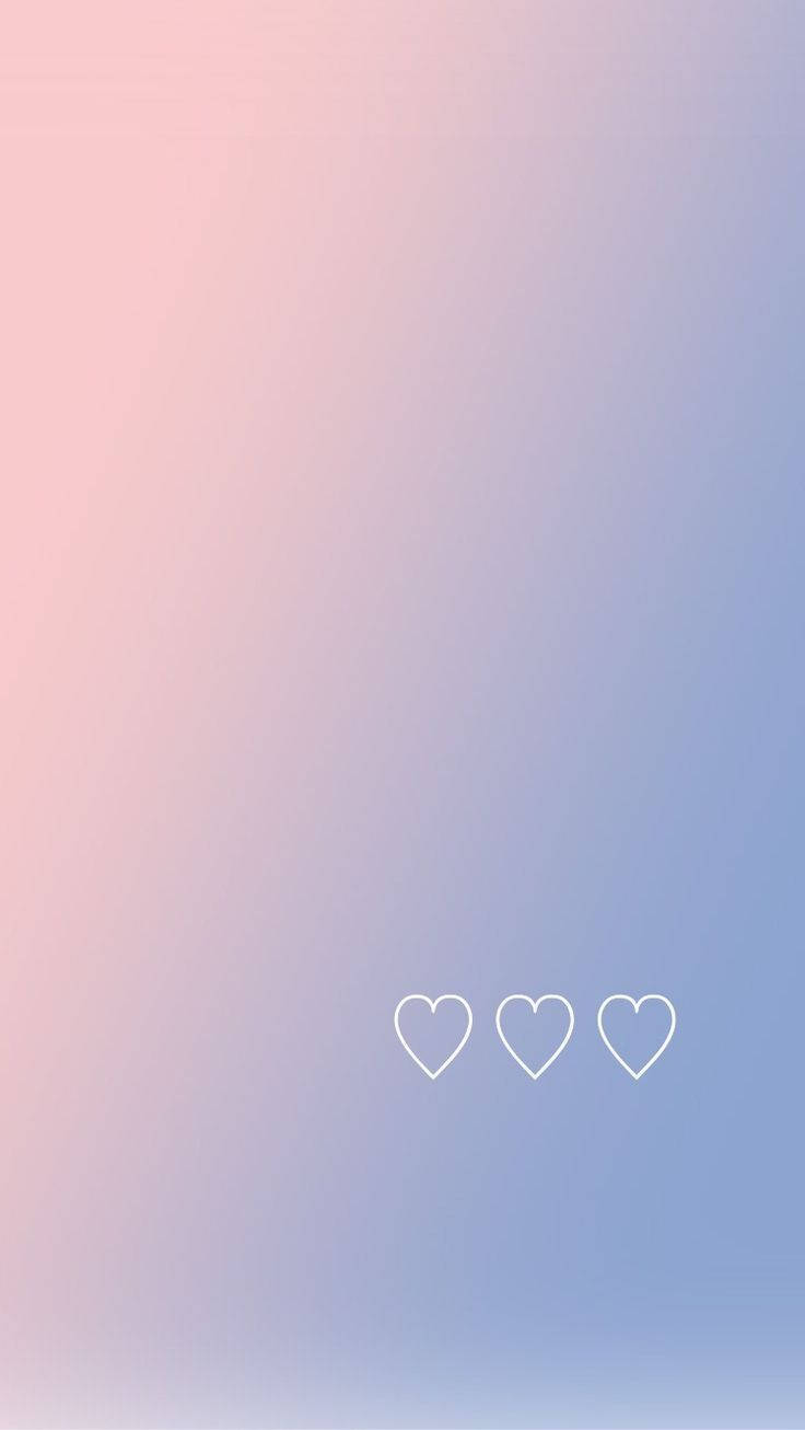 Hvide hjerter sød iPhone låseskærm Wallpapers