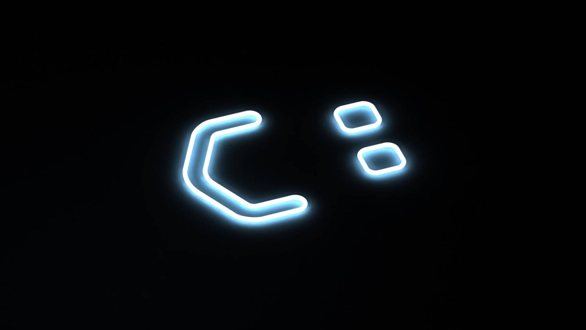 Hvilende neonsmil Wallpapers