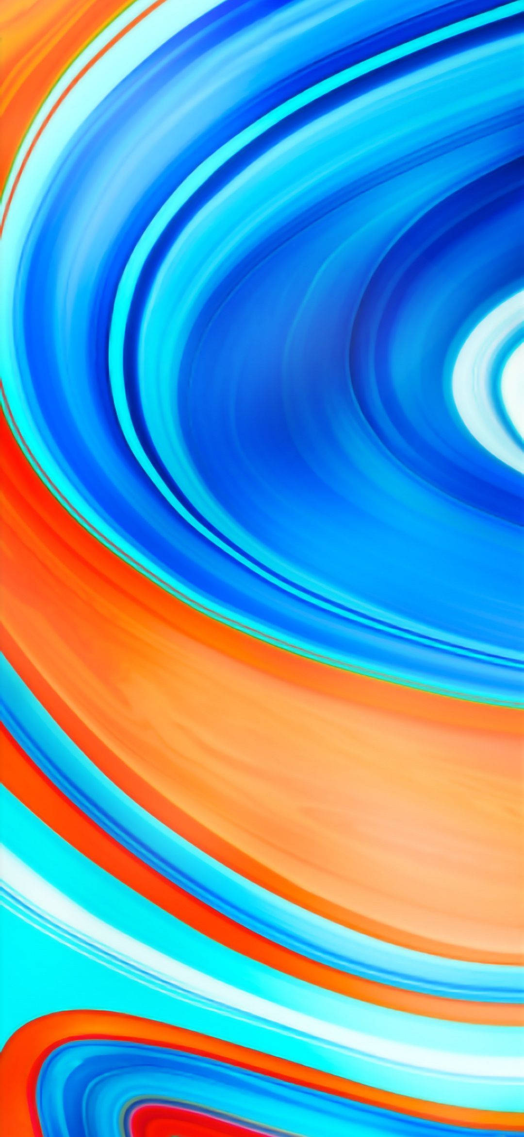 Hvirvlende farver til Xiaomi Redmi Note 9 Wallpapers