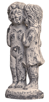 Hviskende børnestatue Wallpapers
