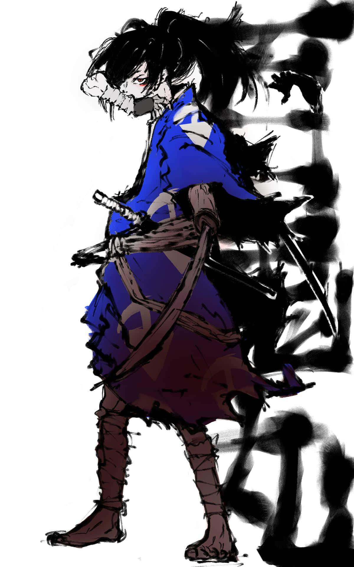 Hyakkimaru går fra laser til rigdom i Dororo Wallpapers
