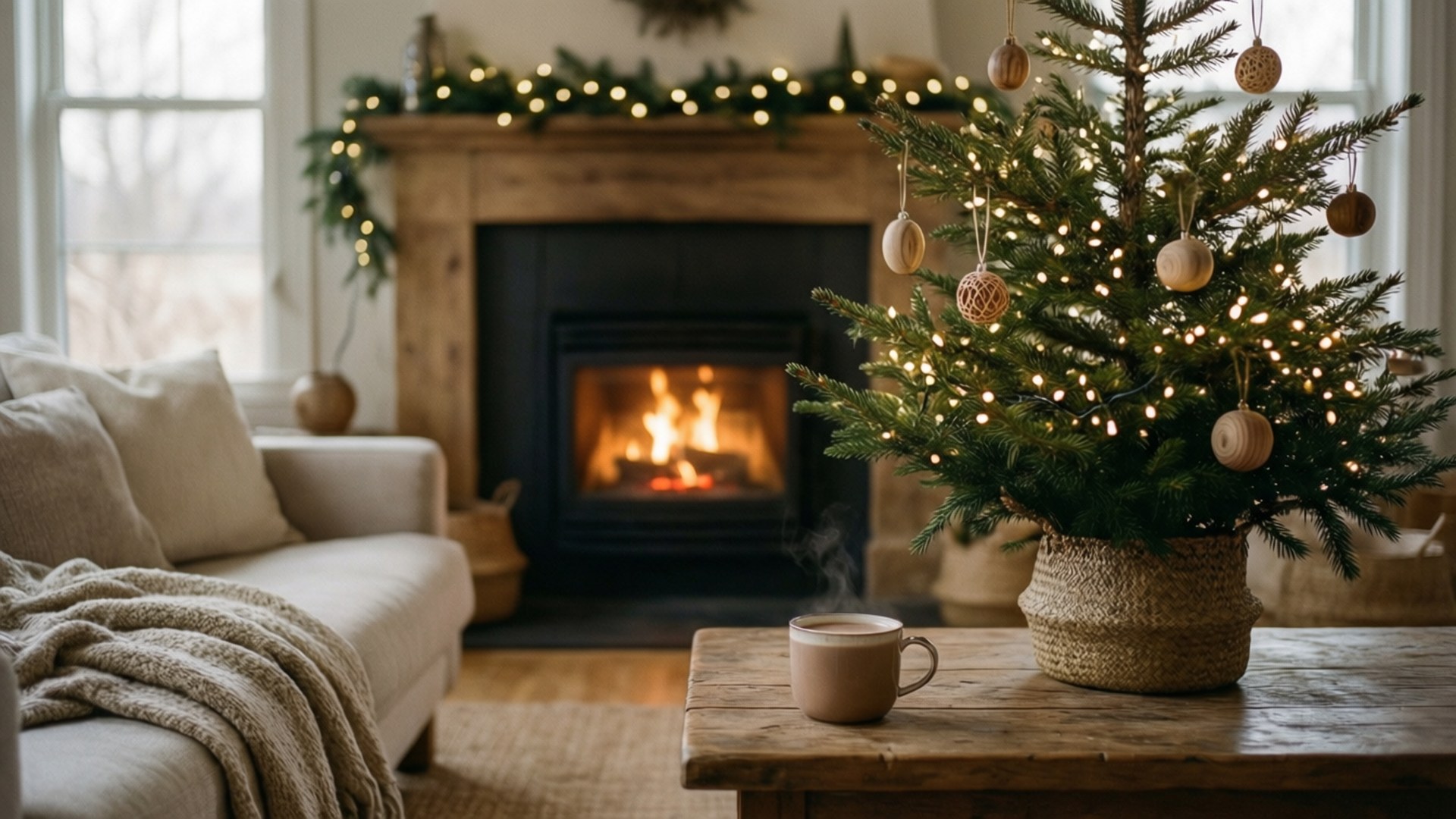 Hygge jule-stue Wallpapers