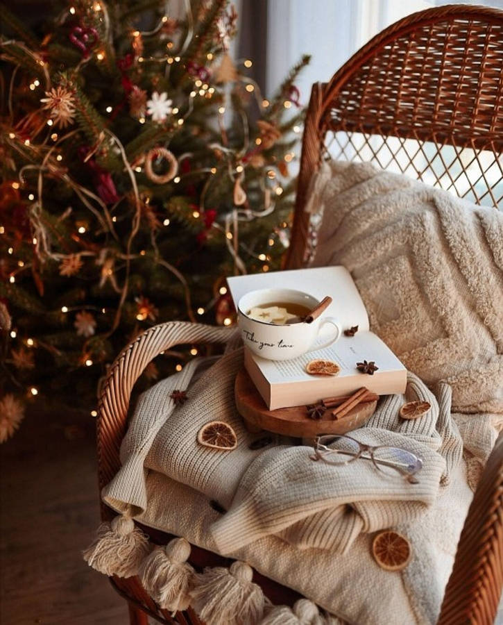 Hyggelig julestemning bog Wallpapers