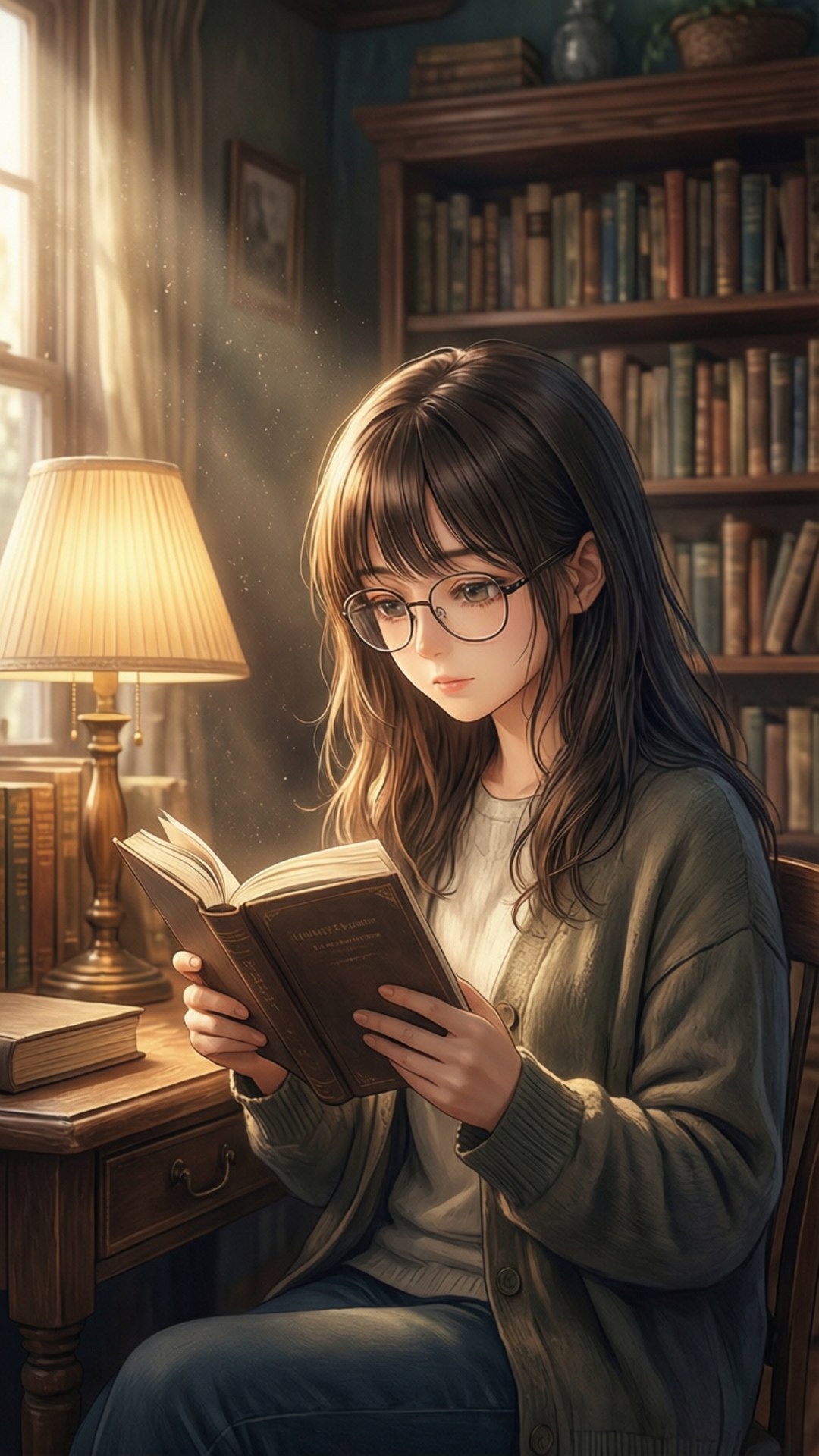 Hyggeligt Bibliotek Wallpapers