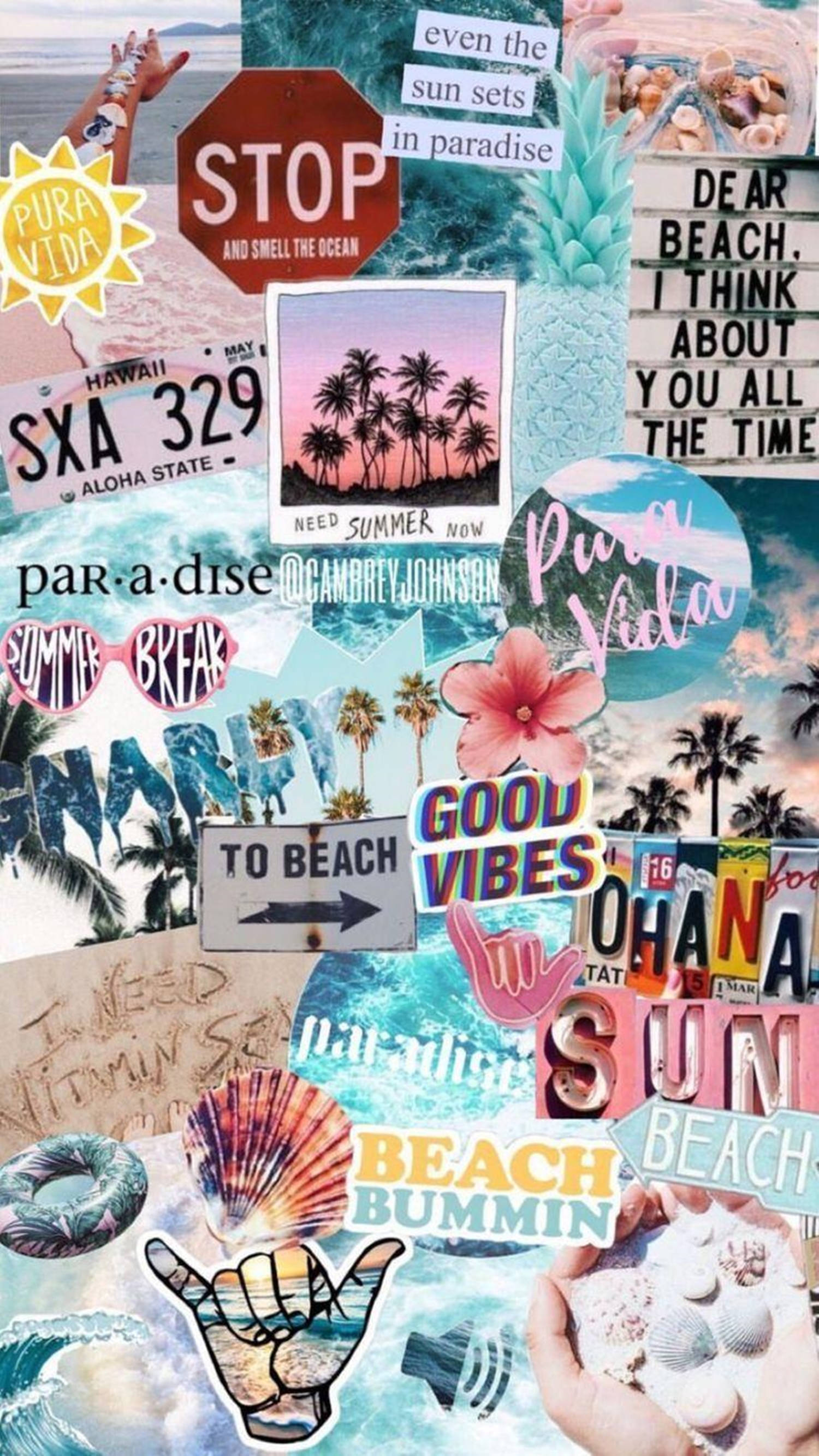 I Need Vitamin Sea Æstetisk VSCO Wallpapers