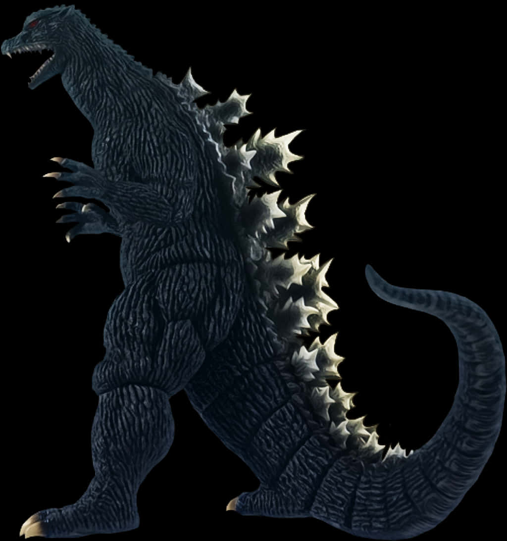 Ikonisk Godzilla-figur silhuet Wallpapers