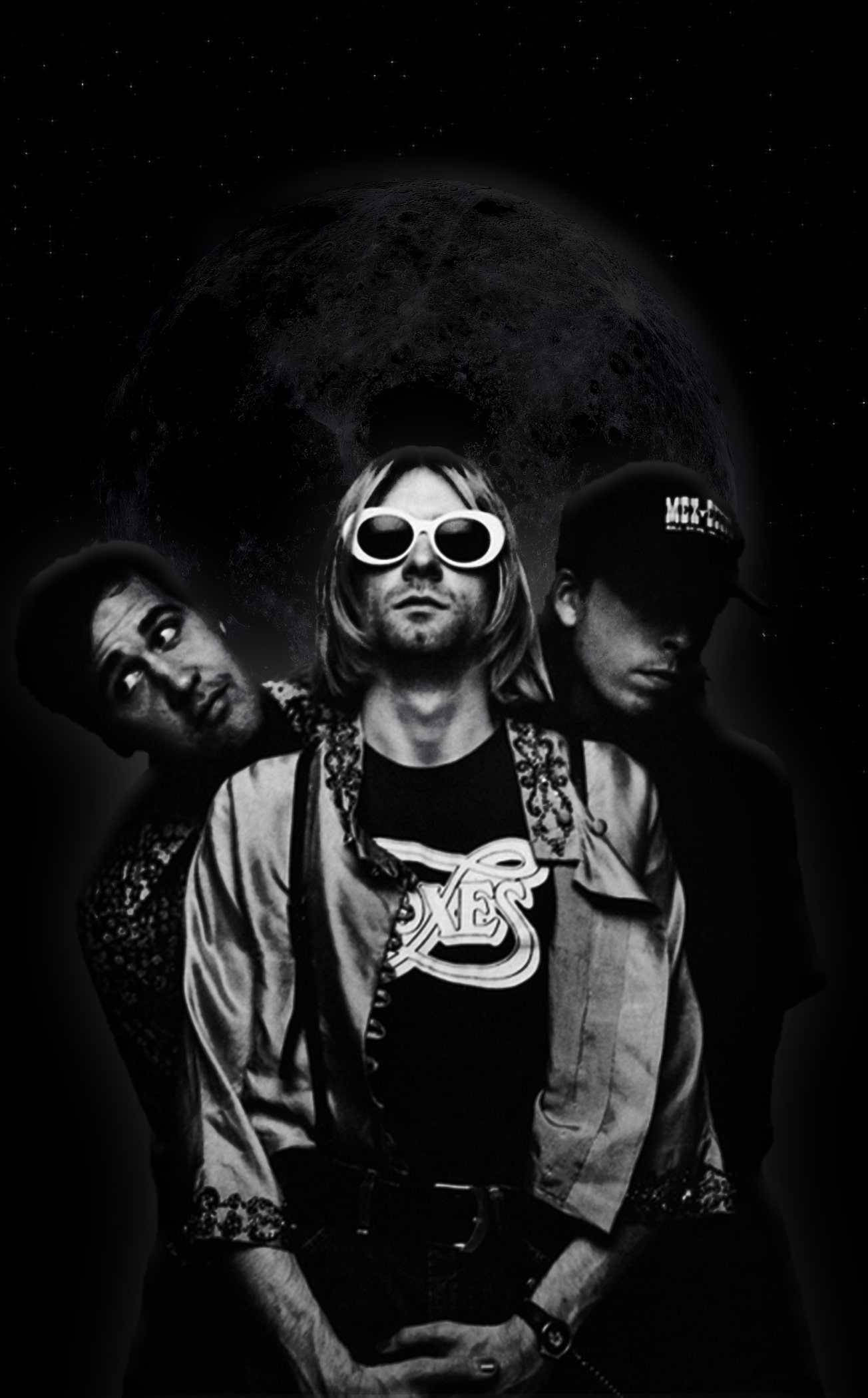 Ikonisk Nirvana-band i et humoristisk øjeblik Wallpapers
