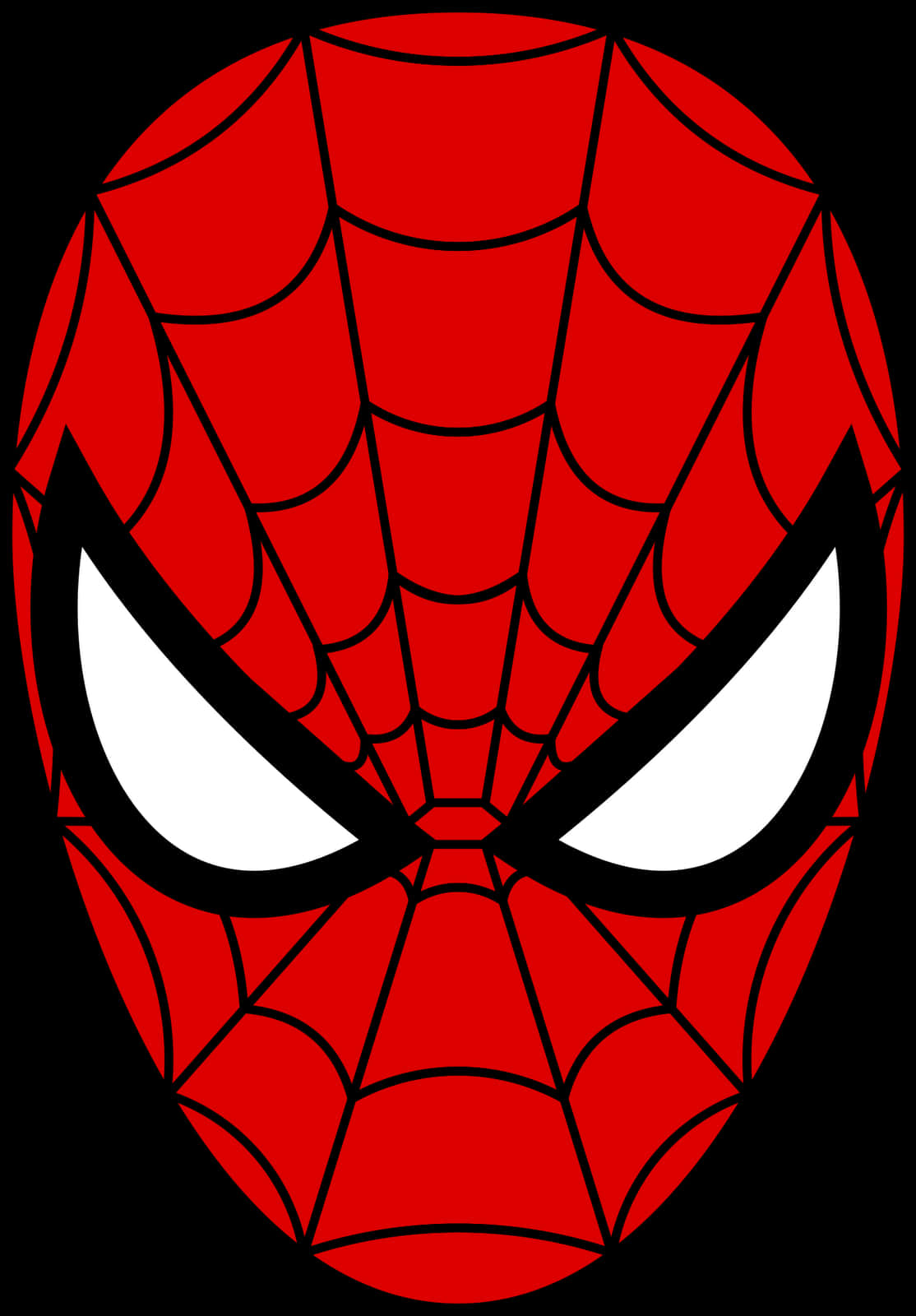 Ikonisk Spiderman-maske grafik Wallpapers