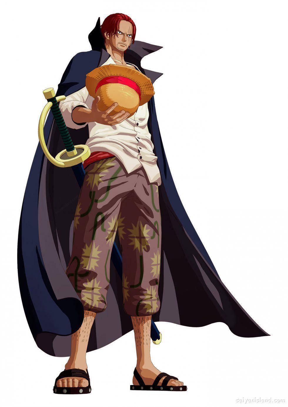 Ikonisk Stråhat Shanks One Piece Wallpapers