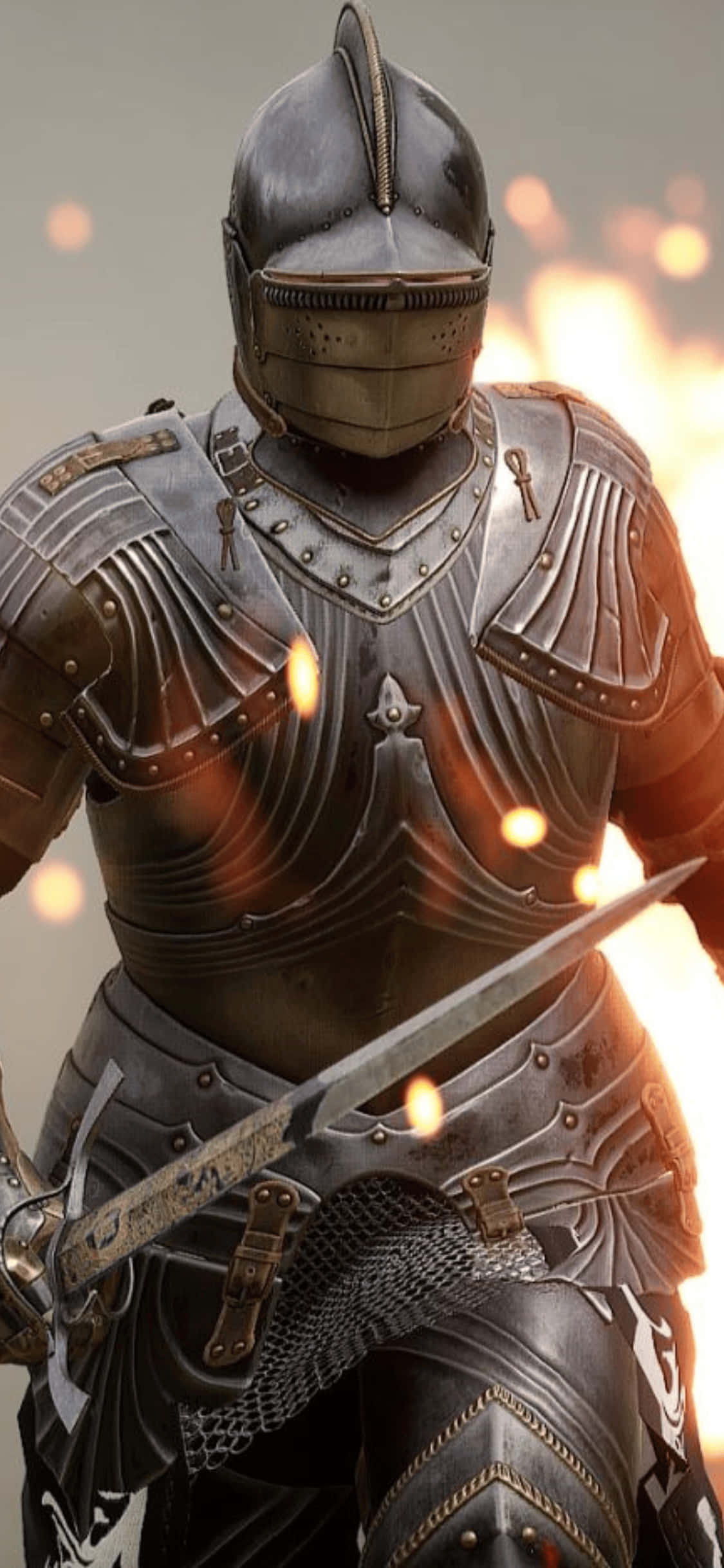 Ildeffekt iPhone Xs Mordhau Baggrund Wallpapers