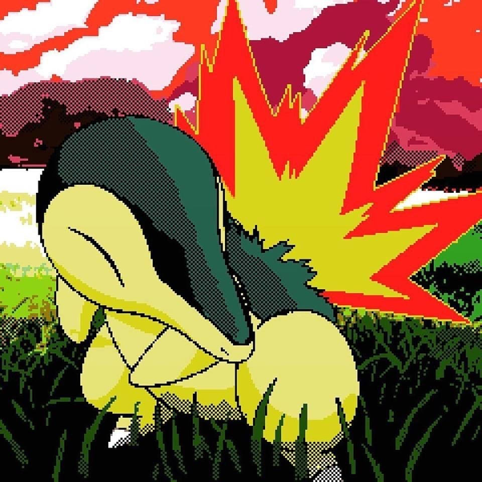 Ildens Vrede - En Typhlosion Udøser sin Kraft Wallpapers