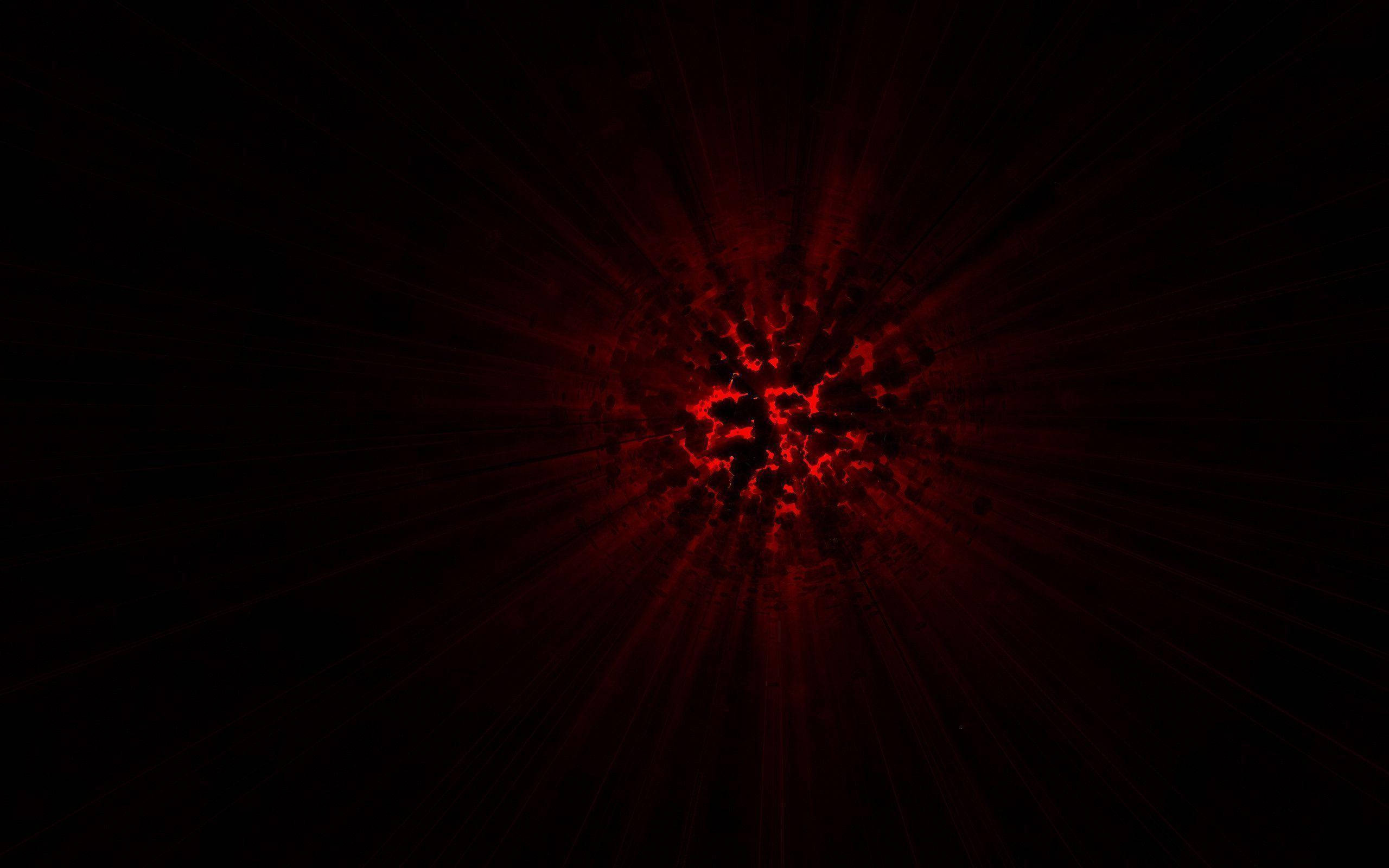 Ildrød lys på køligt sort Wallpapers