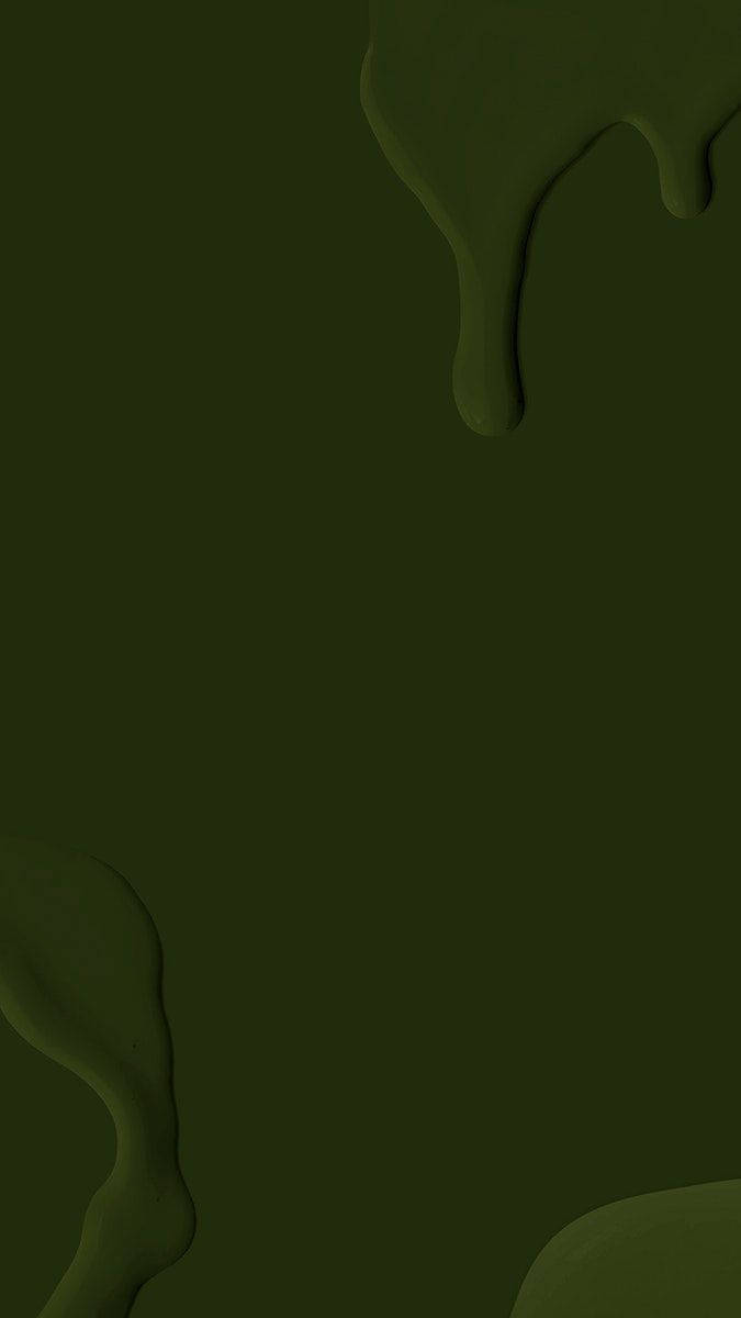Immersiv 3D-kunst i levende grøn Wallpapers