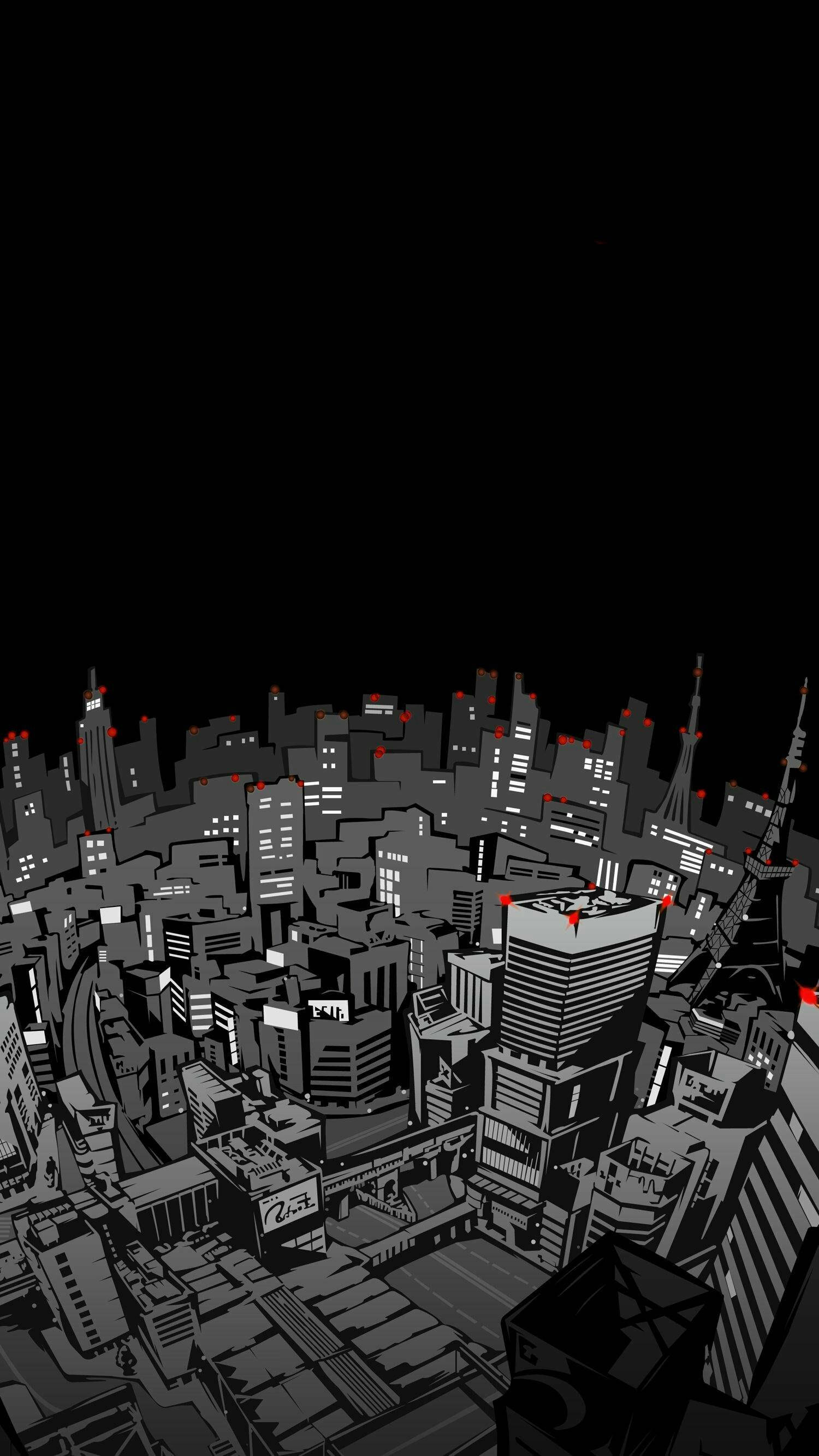Immersiv Persona 5 Telefonbaggrund Wallpapers