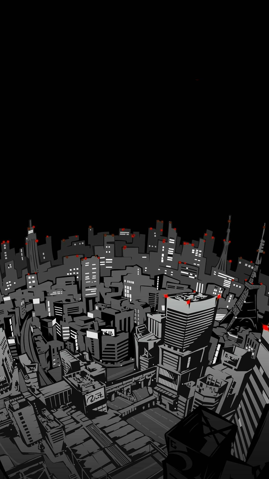 Persona 5 Telefon — Sort Wallpapers