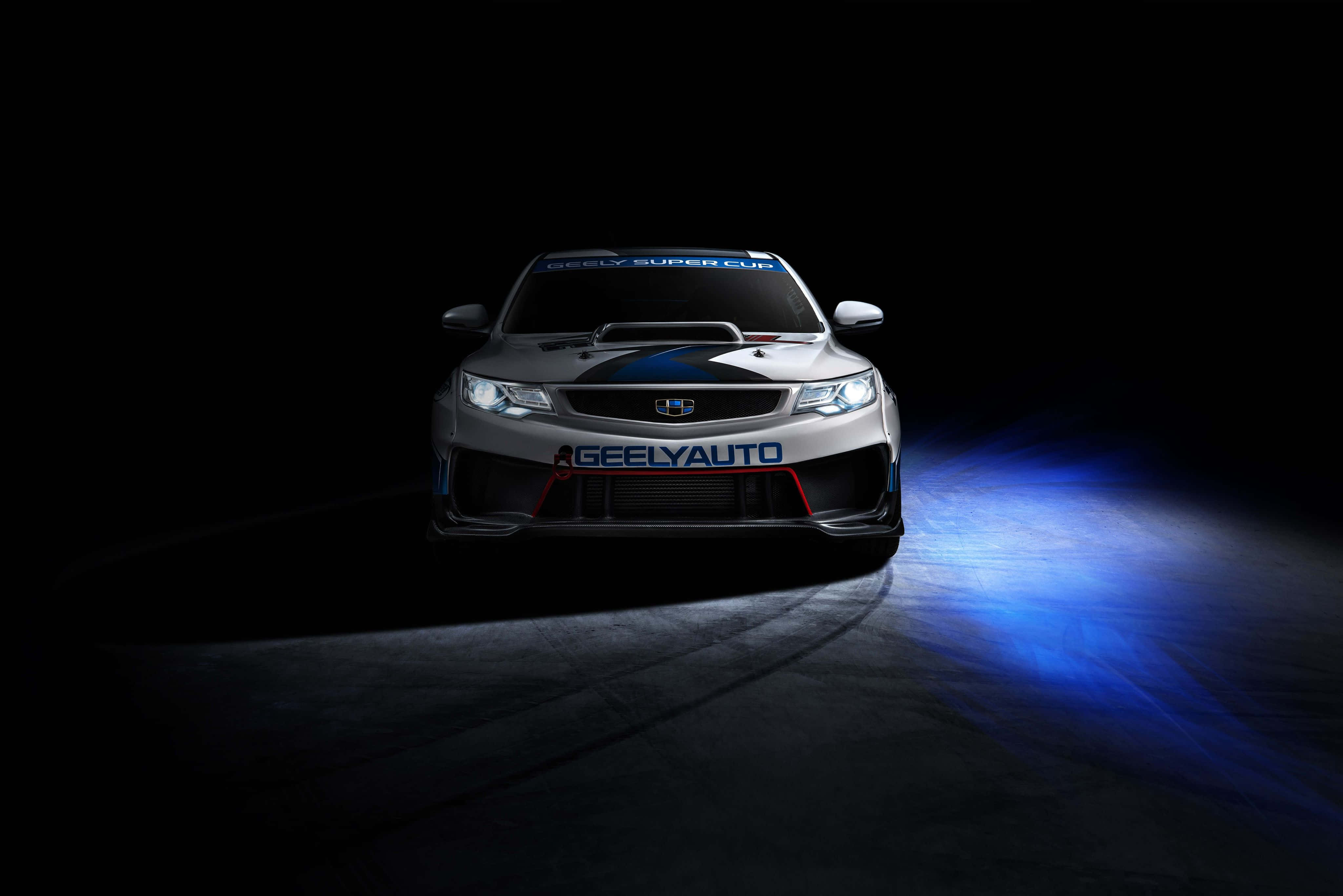 Imponerende Geely-bil på udstilling Wallpapers