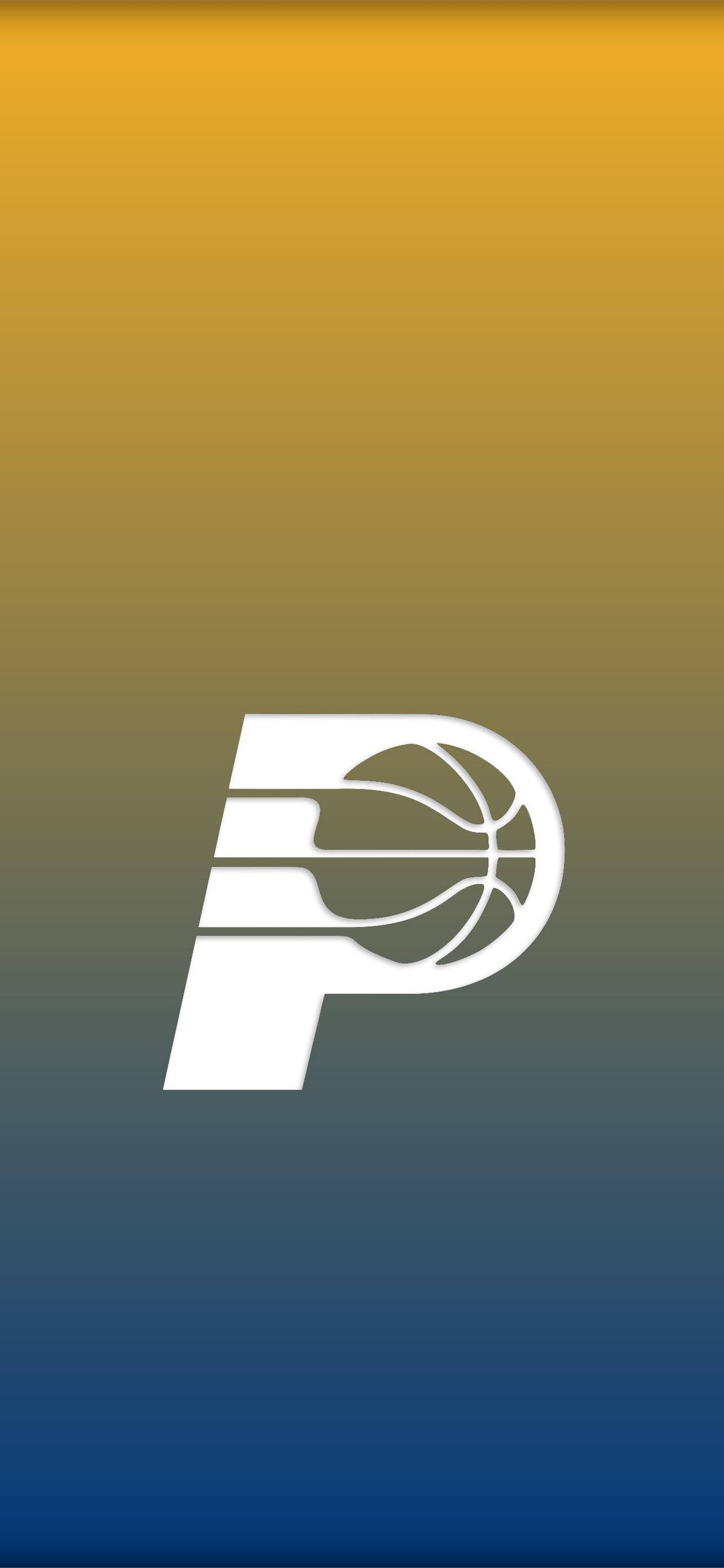 Indiana Pacers Minimalistisk Team Logo Wallpapers