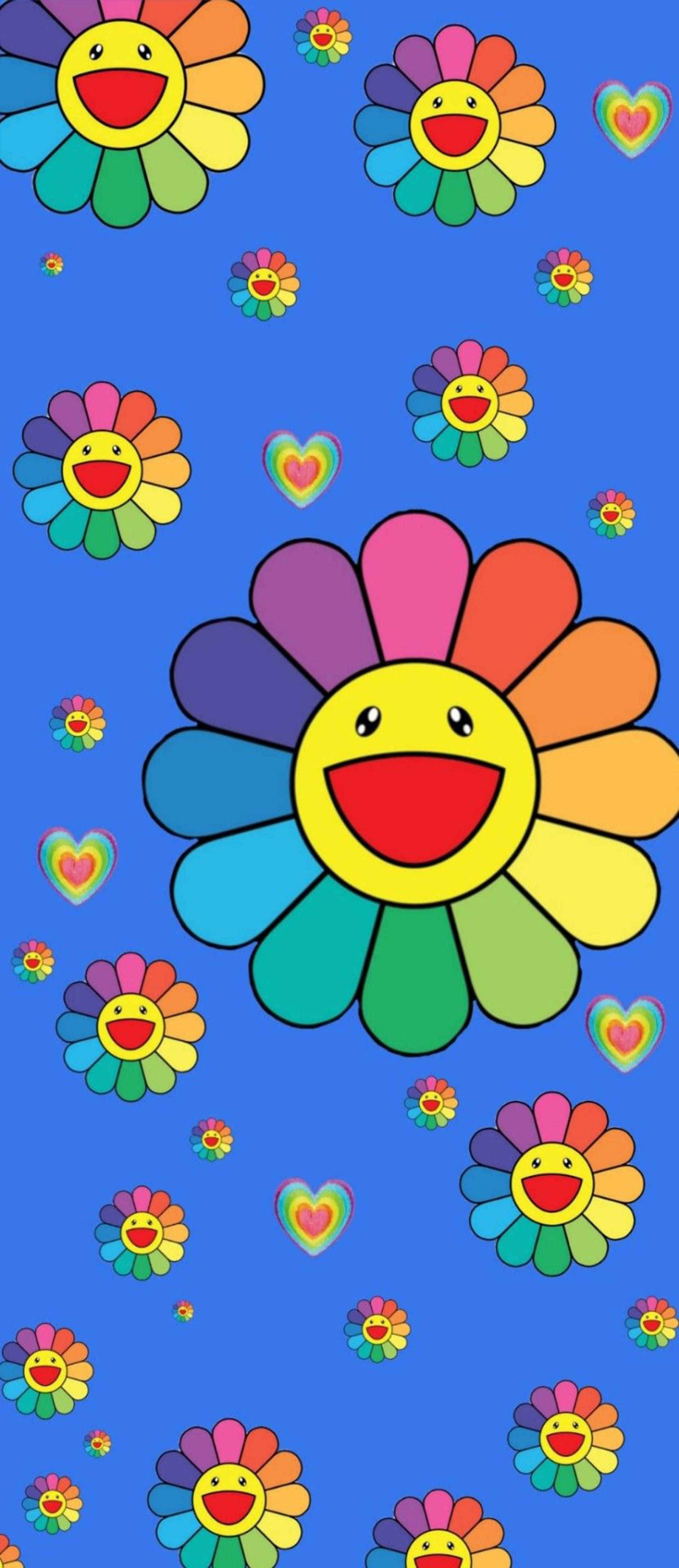 Indie æstetik smilende blomst Wallpapers