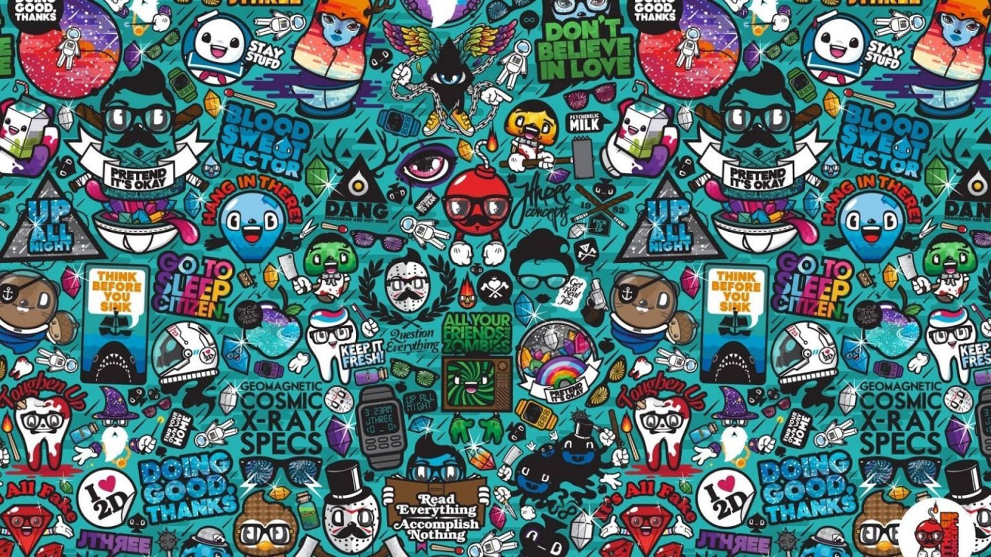 Indie æstetisk vektor Wallpapers
