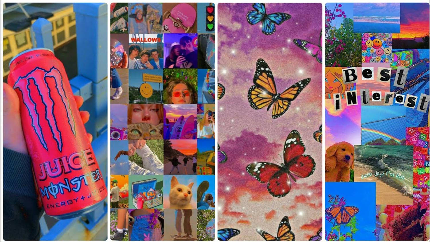 Indie æstetisk stripkunst Wallpapers