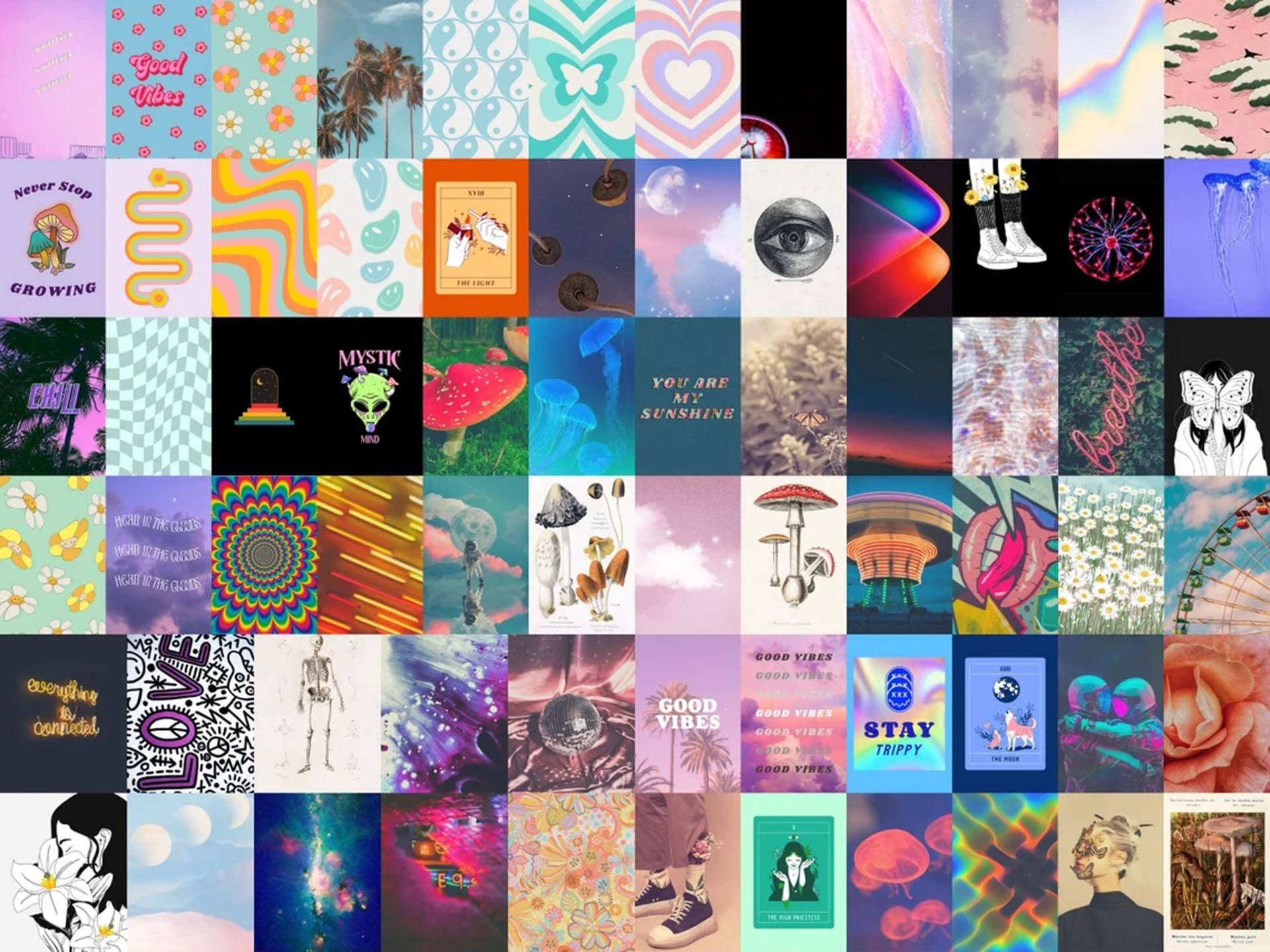 Indie æstetisk grafik Wallpapers