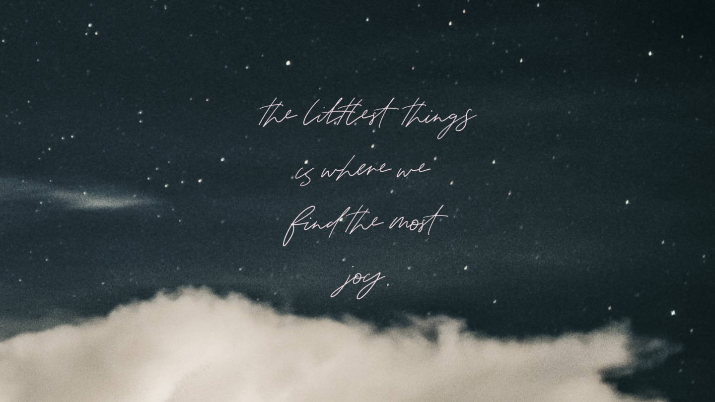 Indie Aesthetic Laptop The Littlest Things Wallpapers