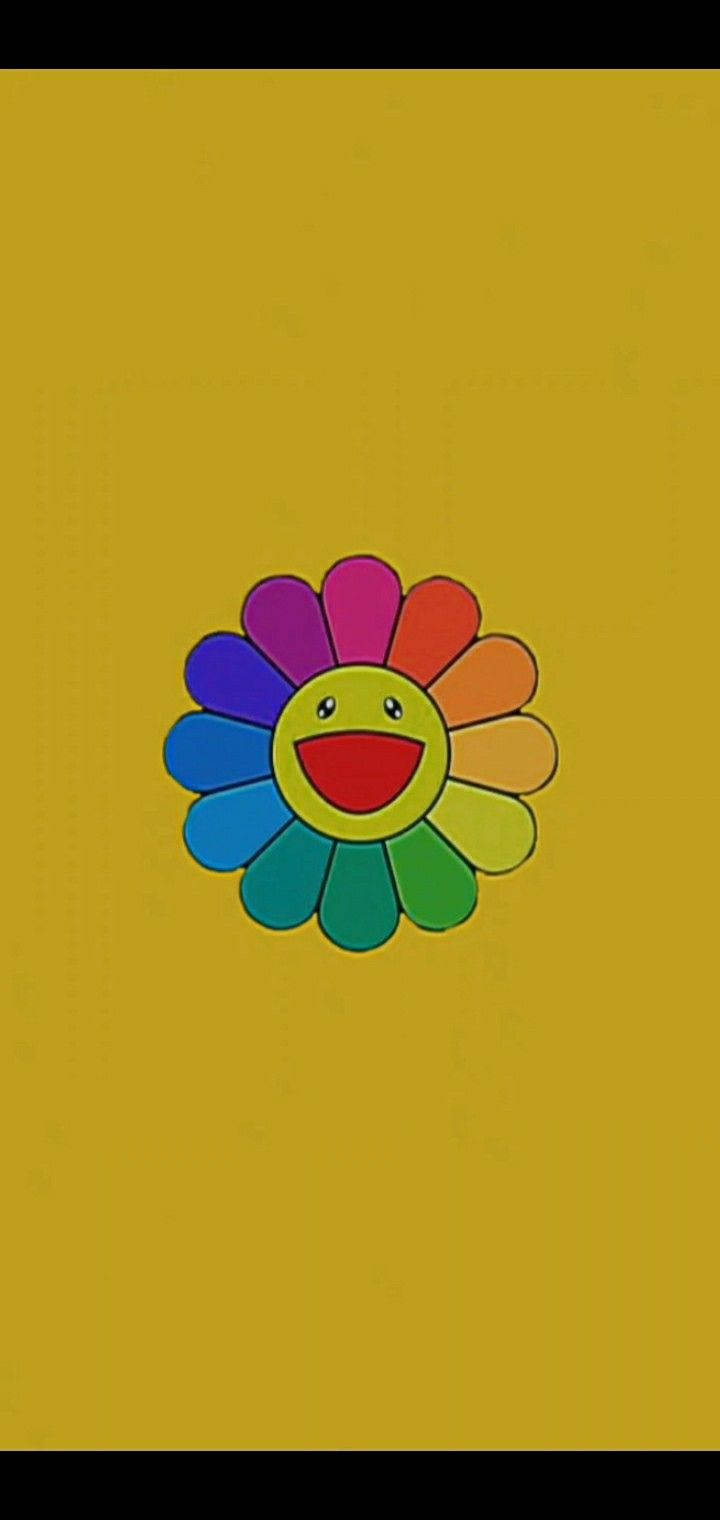 Indie Kid Æstetik Smilende Blomst Wallpapers