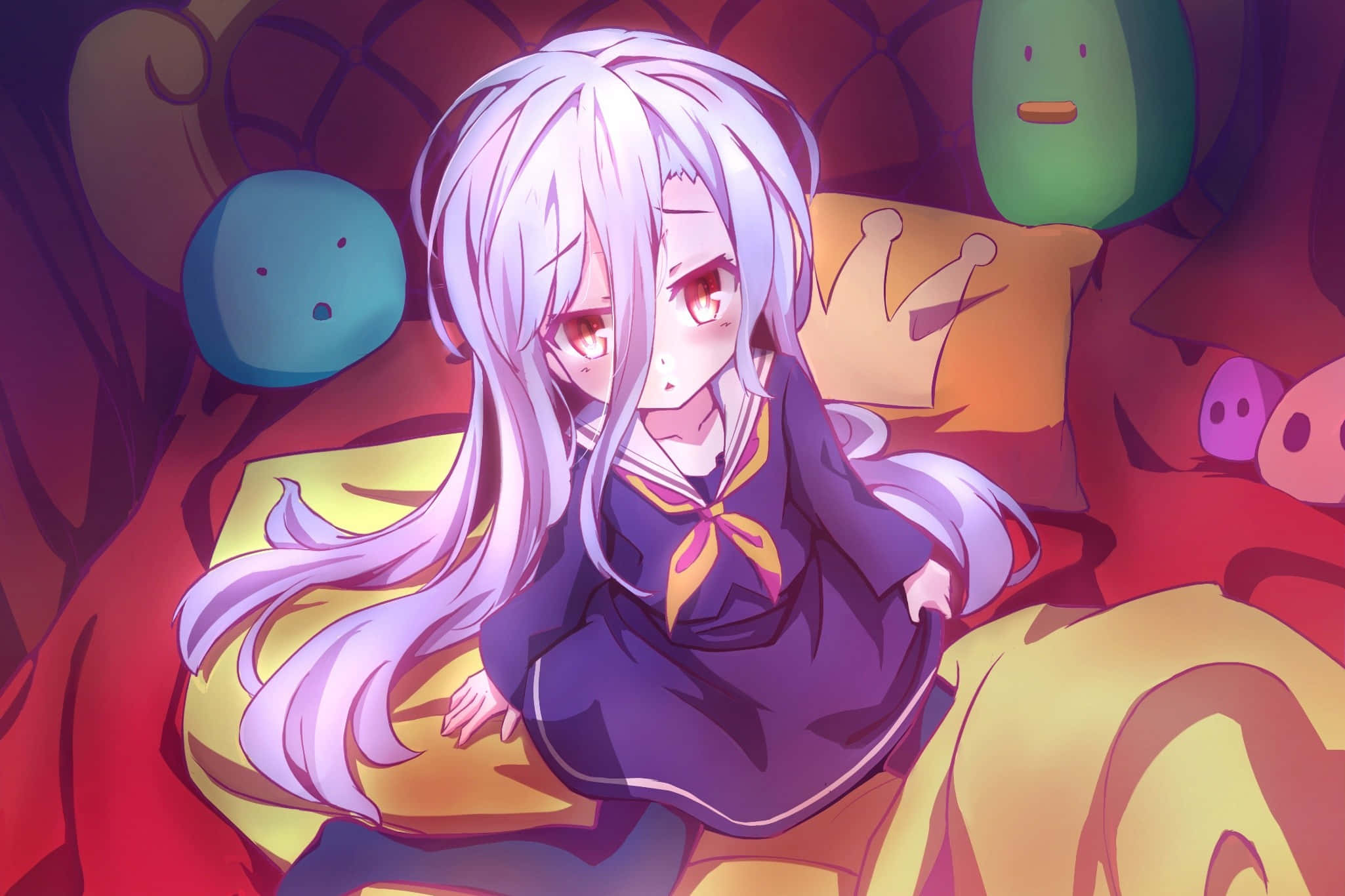 Ingen grænser, ingen begrænsninger: No Game No Life Wallpapers