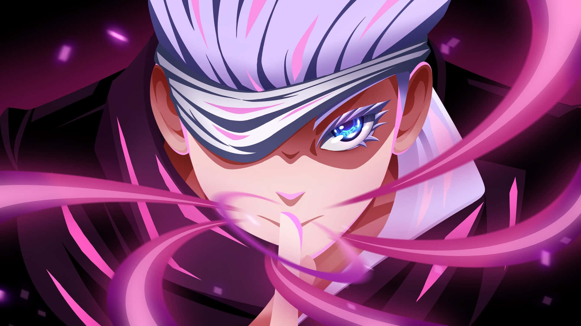 Innovativ lilla anime-baggrund Wallpapers
