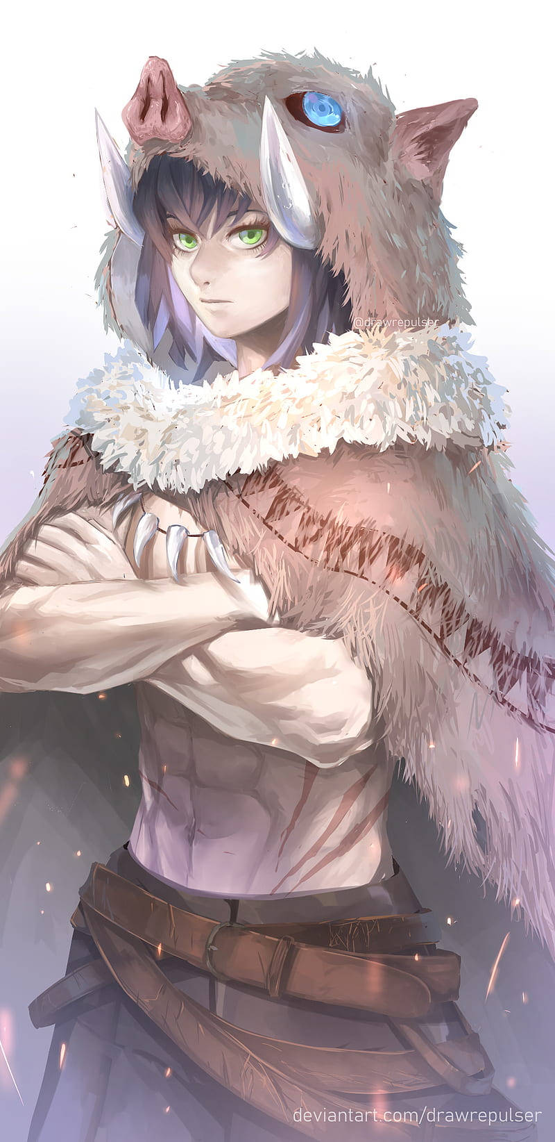 Inosuke Aestetisk Demon Slayer iPhone Wallpapers