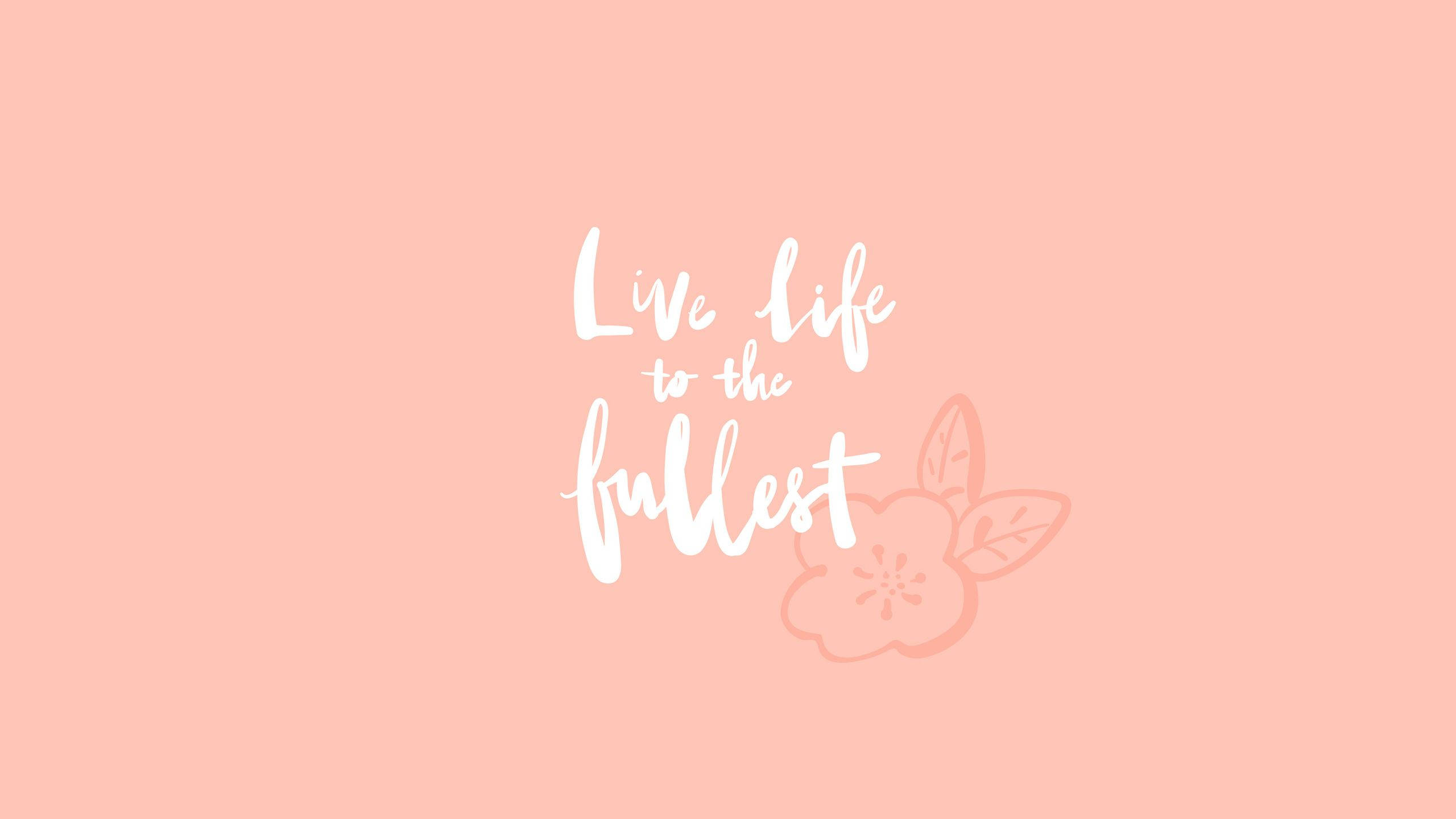 Inspirerende ferskencitat Wallpapers