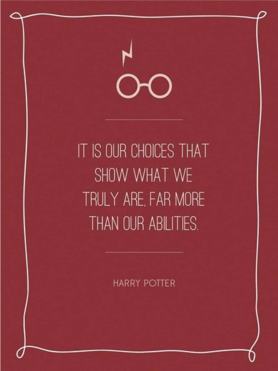 Inspirerende Harry Potter-citater baggrund Wallpapers