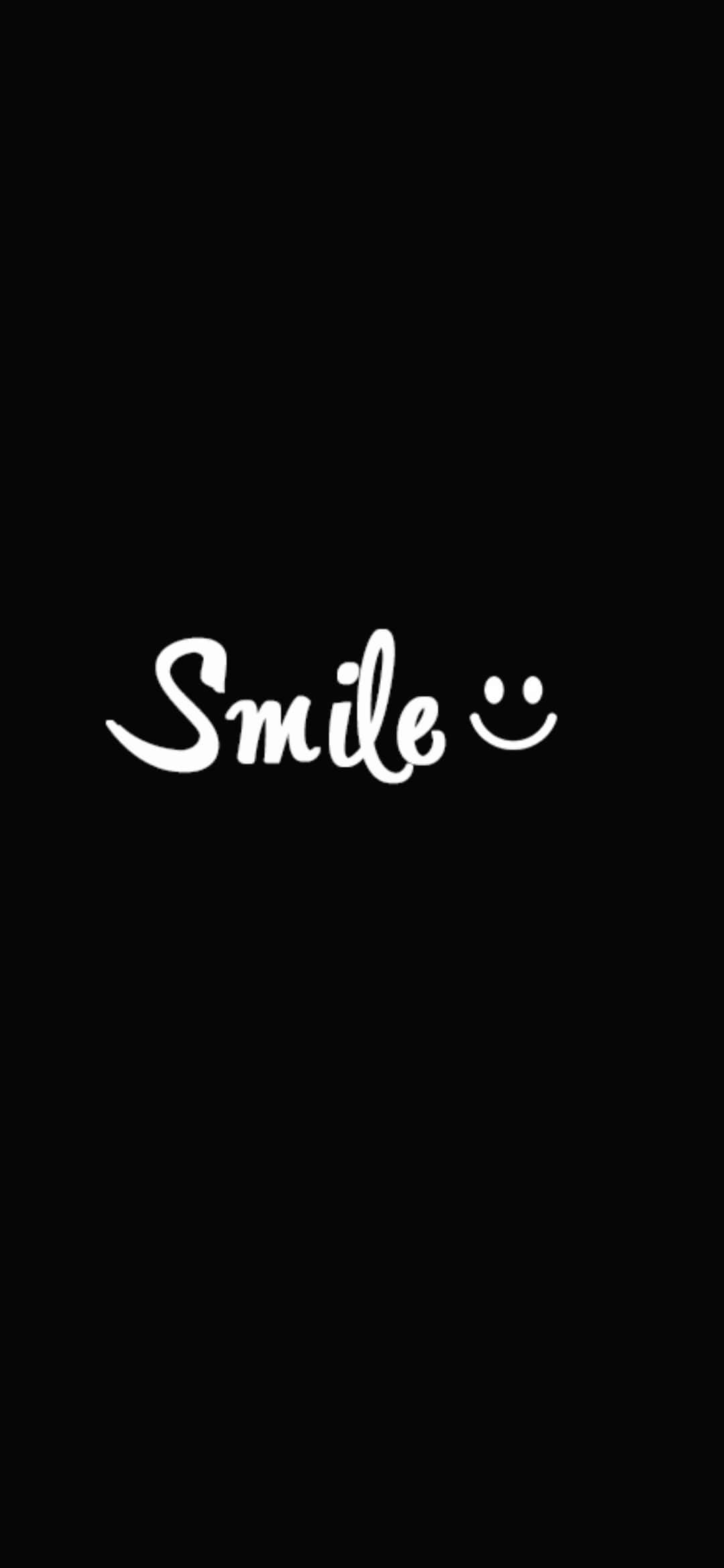 Inspirerende sort smil Wallpapers