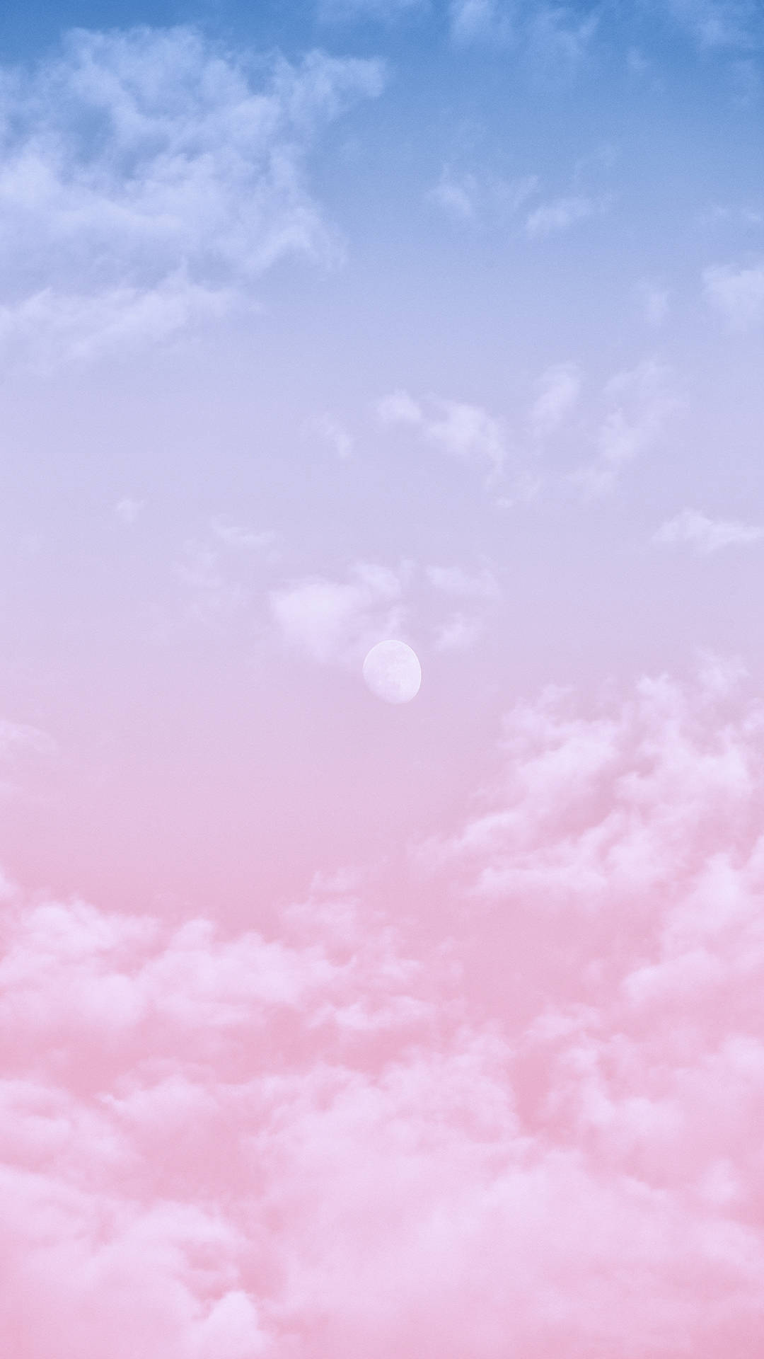 Instagram Story Pastel Sky med Skyer Wallpapers
