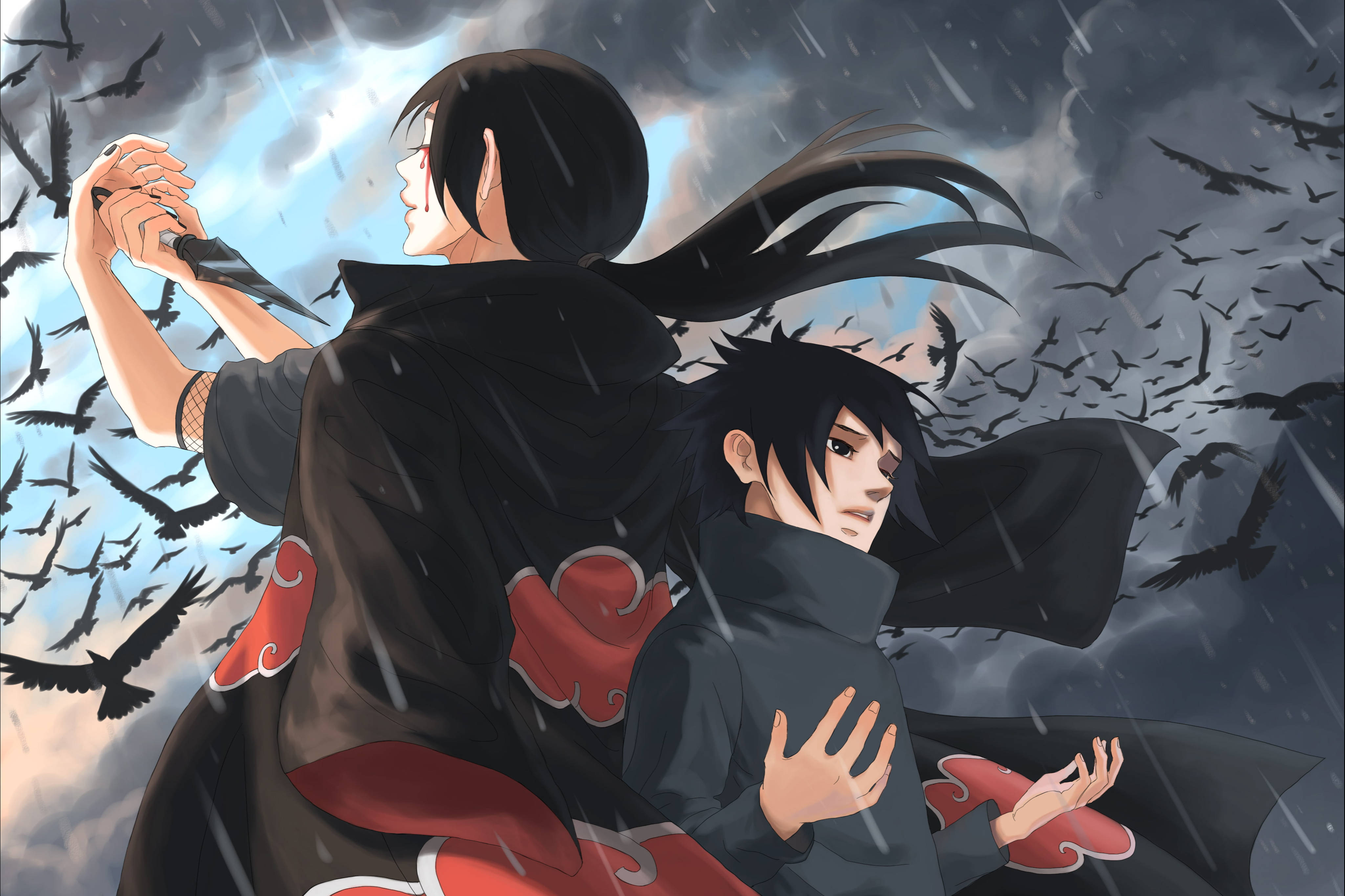 Intens kampstilling - Naruto Uzumaki i 4K-opløsning Wallpapers