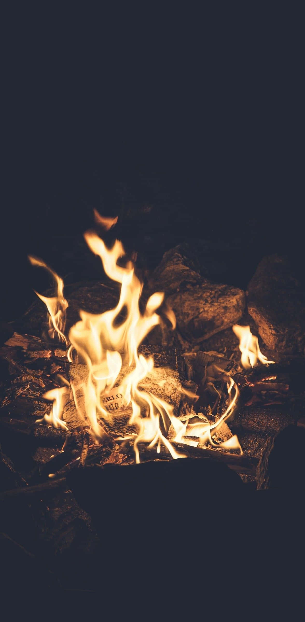 Intense flammer i aktion Wallpapers