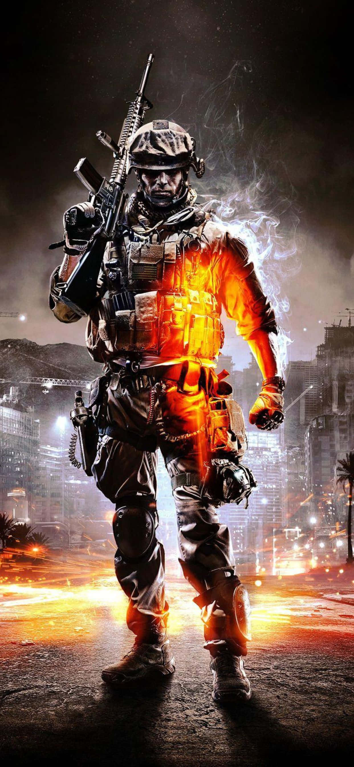 "Intense krigszonekampe i HD Battlefield V" Wallpapers
